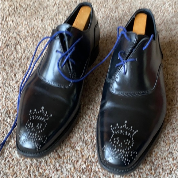 barker patent leather shoes